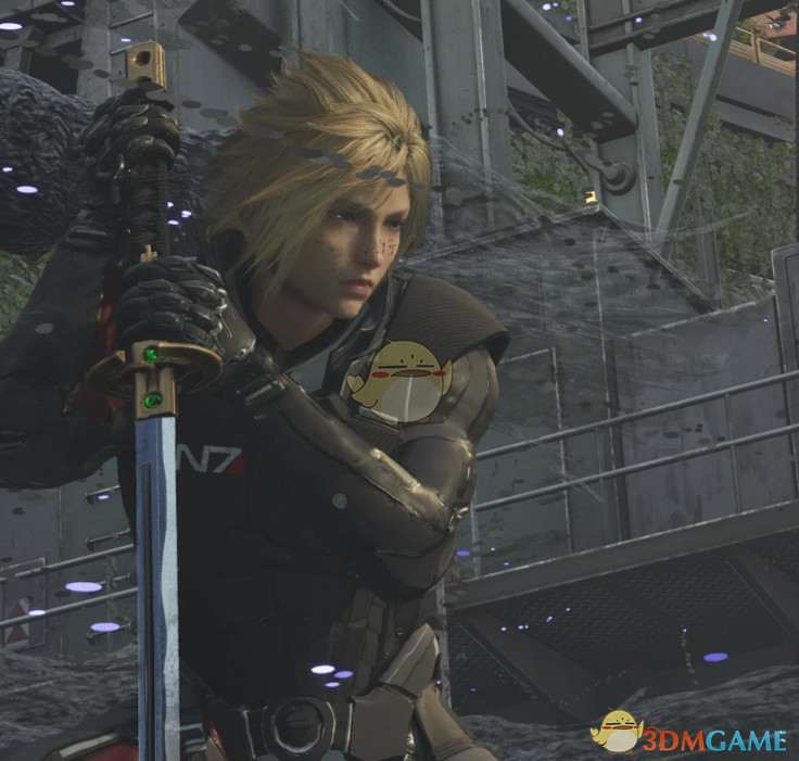 《最终幻想7：重生》克劳德的质量效应N7作战服MOD