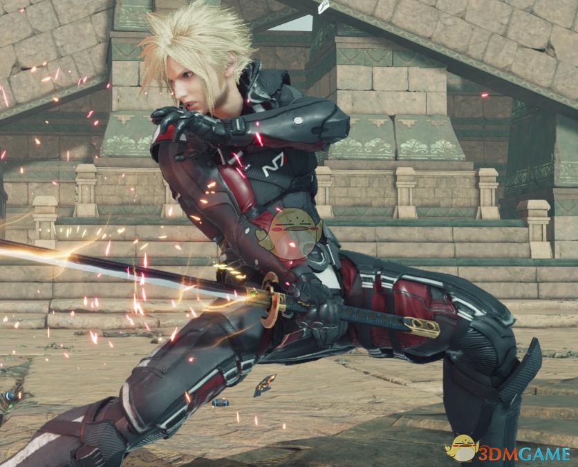 《最终幻想7：重生》克劳德的质量效应N7作战服MOD