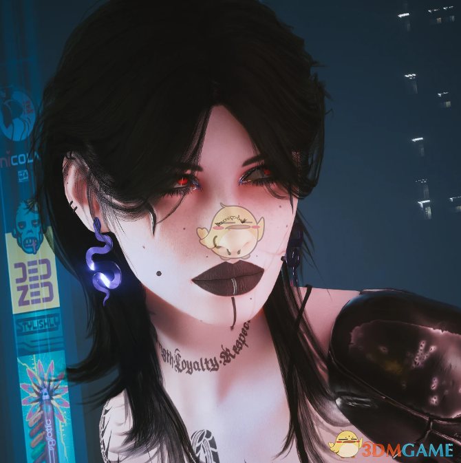 《赛博朋克2077》灵蛇耳环MOD