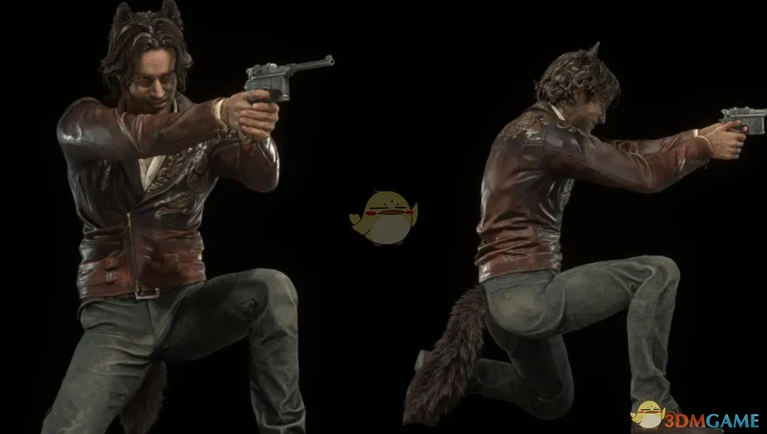 《生化危机4：重制版》路易斯的狼尾和狼耳MOD