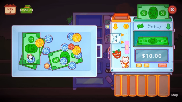 《自动售货机模拟器》demo