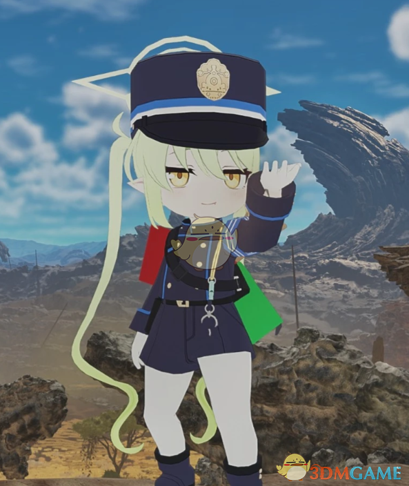 《怪物猎人：荒野》蔚蓝档案橘望外观MOD