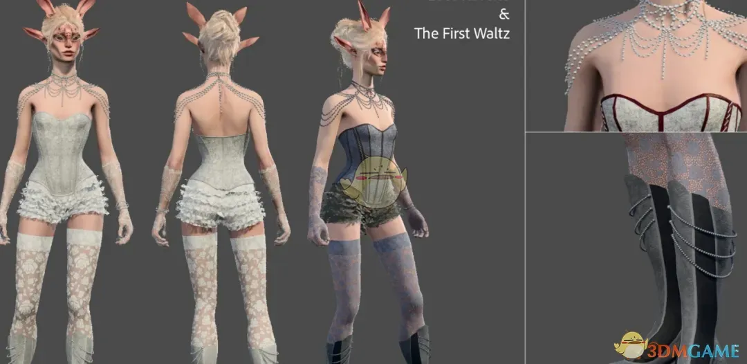 《博德之门3》哀悼蕾丝衣裙MOD