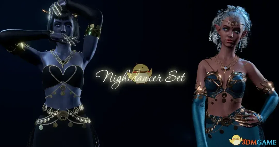《博德之门3》夜舞者裙装MOD