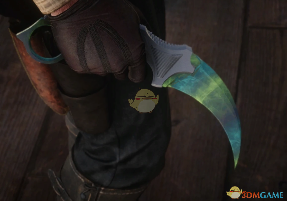 《荒野大镖客2》CSGO伽玛多普勒爪子刀MOD