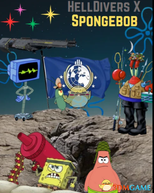 《绝地潜兵2》海绵宝宝凯伦语音MOD