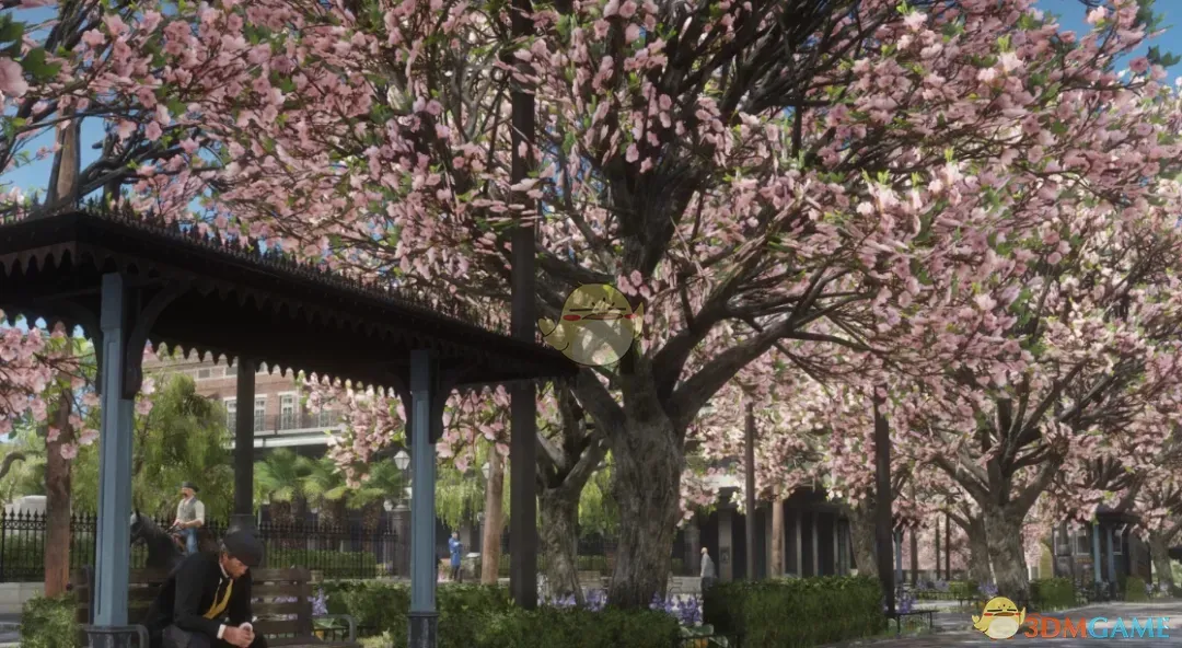 《荒野大镖客2》圣丹尼斯的樱花MOD