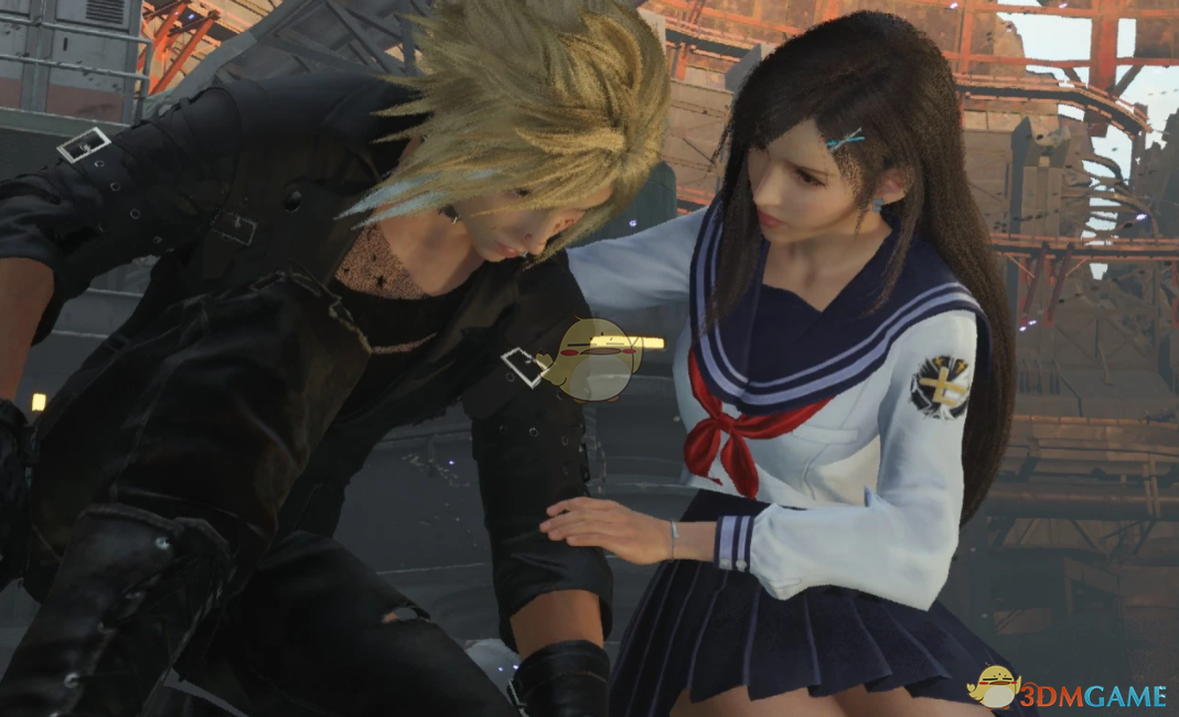 《最终幻想7：重生》蒂法的日式高中JK制服MOD