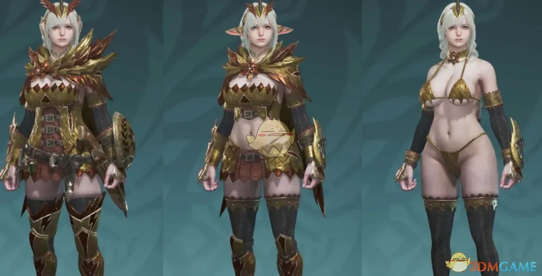 《怪物猎人：荒野》更清凉的千刃龙套装MOD