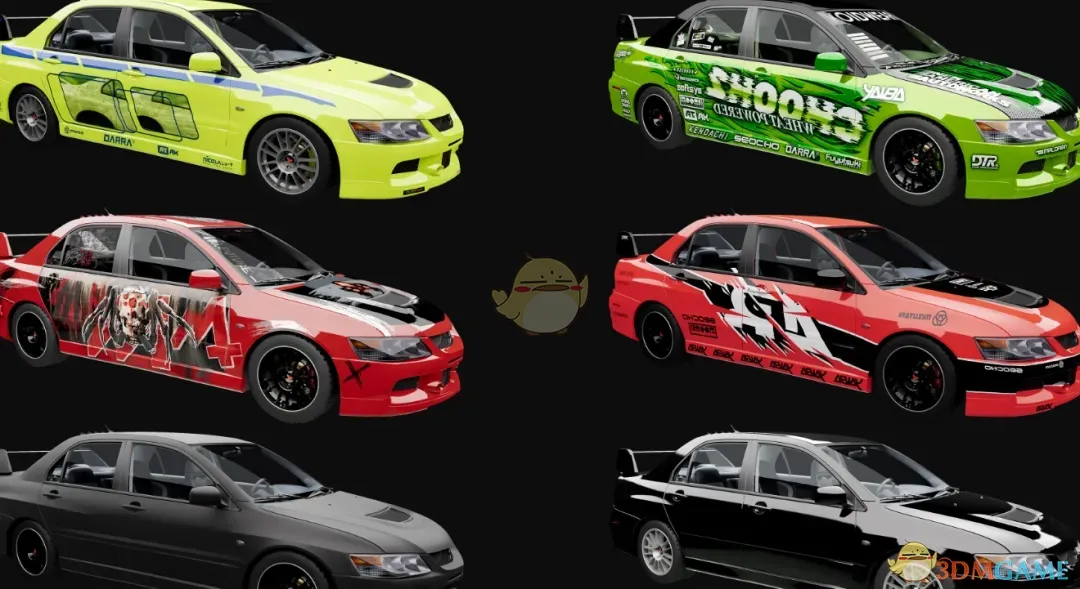 《赛博朋克2077》三菱Lancer Evolution IX赛车MOD