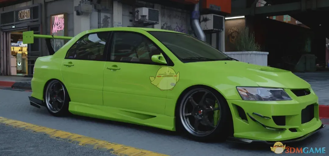 《赛博朋克2077》三菱Lancer Evolution IX赛车MOD