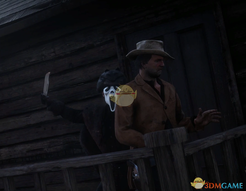 《荒野大镖客2》惊声尖叫鬼面面具MOD