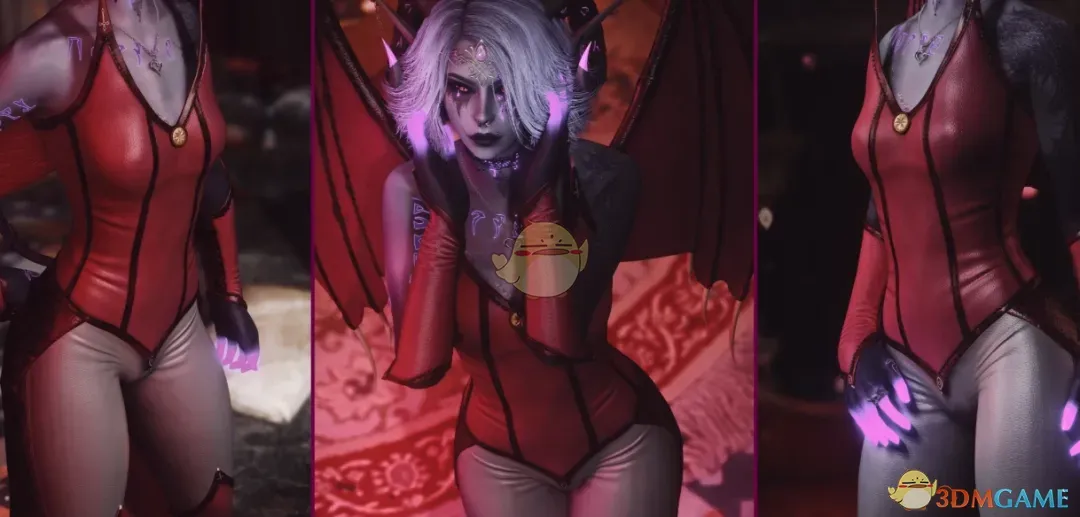 《上古卷轴5：天际重制版》恶魔紧身连体胸衣MOD