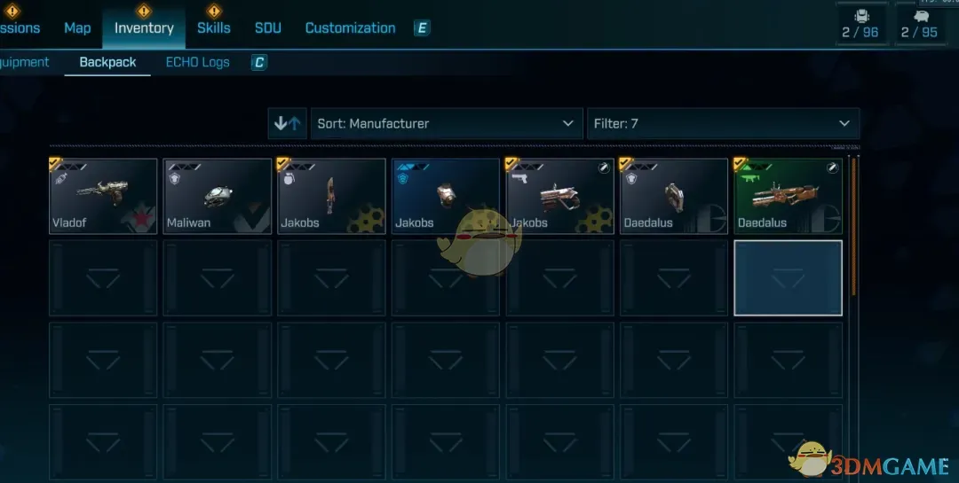 《无主之地4》大背包MOD