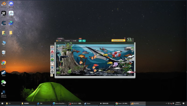 《桌面鱼老板：放置好时光》demo