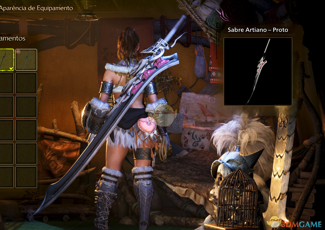 《怪物猎人：荒野》鬼泣五绯红女皇大剑MOD