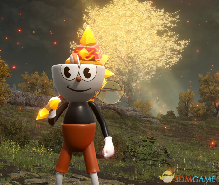 《艾尔登法环》茶杯头外观MOD