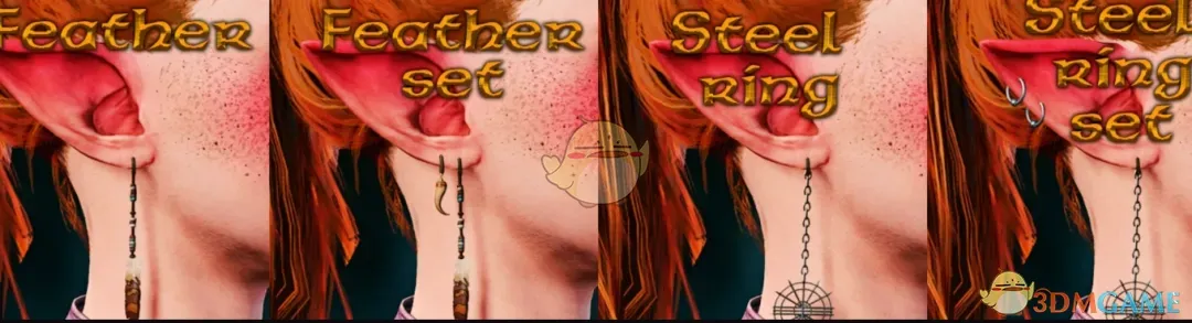 《博德之门3》精灵耳环MOD