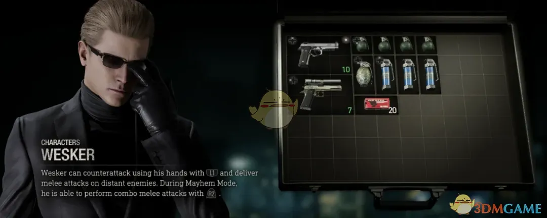 《生化危机4：重制版》经典的威斯克MOD