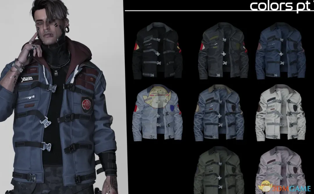 《赛博朋克2077》圣地亚哥夹克MOD