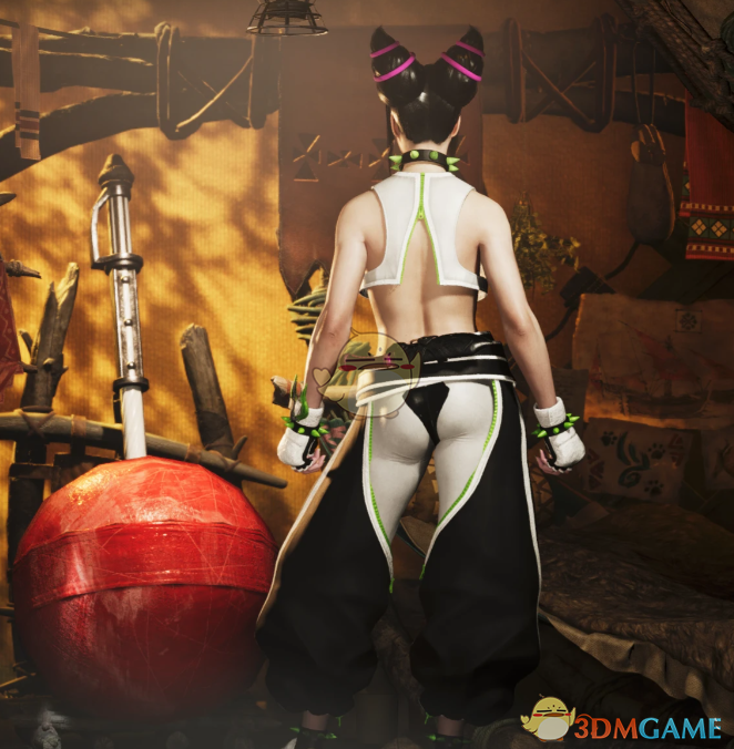 《怪物猎人：荒野》街头霸王6韩蛛俐作战服MOD