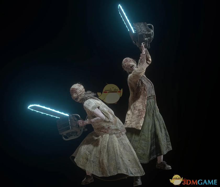 《生化危机4：重制版》敌人的激光电锯MOD