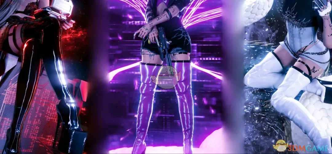 《赛博朋克2077》性感长筒靴MOD