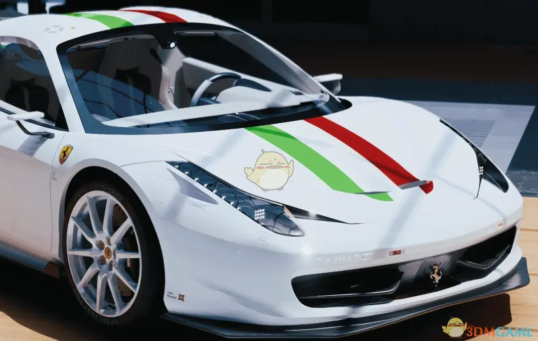 《赛博朋克2077》法拉利458 spider跑车MOD