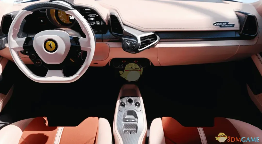 《赛博朋克2077》法拉利458 spider跑车MOD