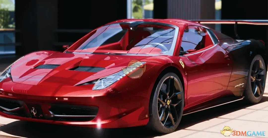 《赛博朋克2077》法拉利458 spider跑车MOD