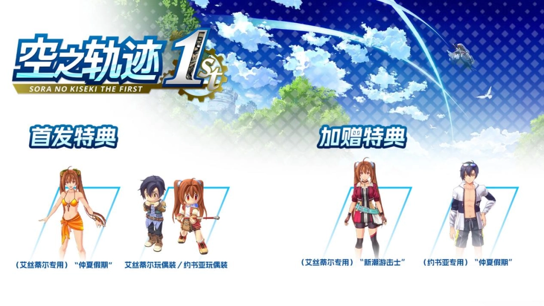 《空之轨迹 the 1st》国区热销感谢 特典服装限时免费送！