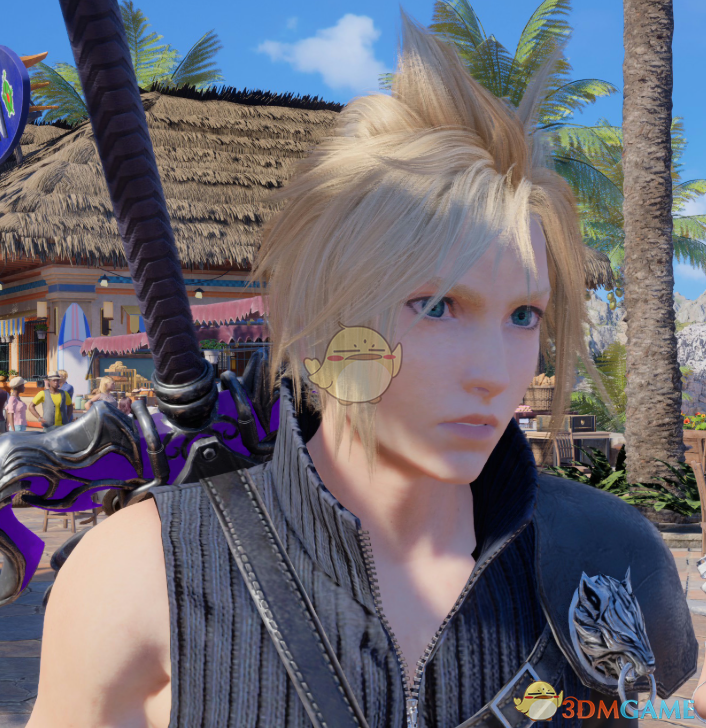 《最终幻想7：重生》克劳德的圣子降临猎狼装MOD