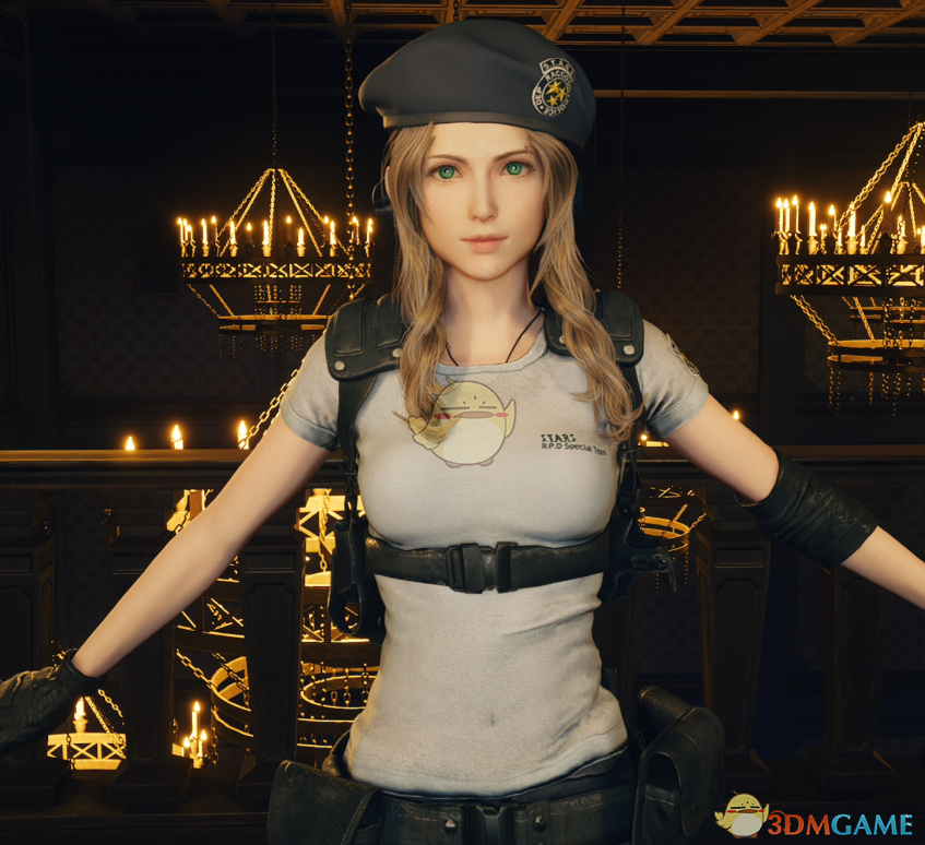 《最终幻想7：重生》爱丽丝的生化危机3吉尔套装MOD