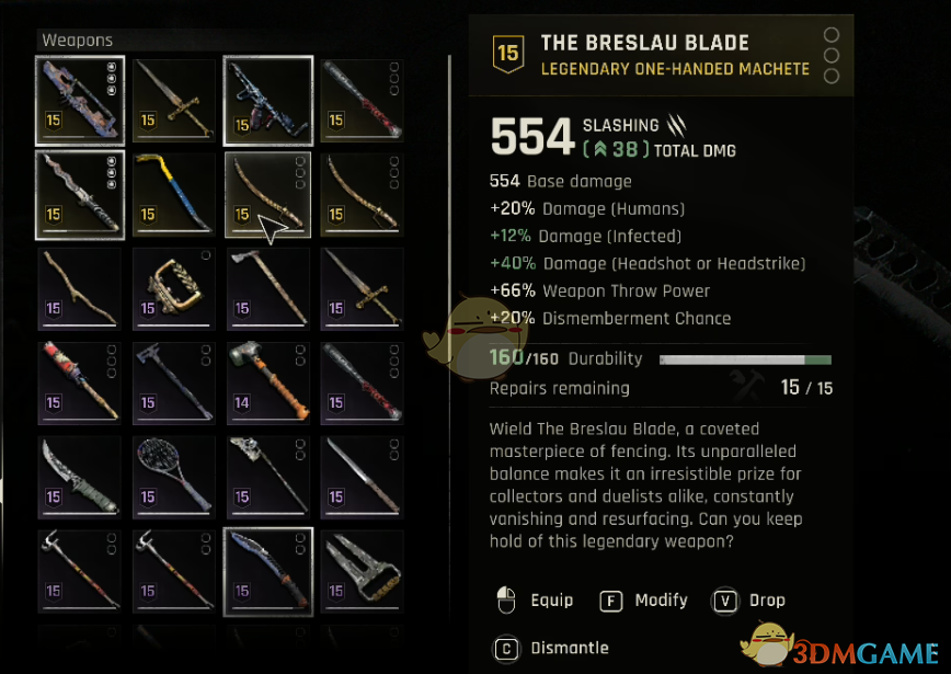 《消逝的光芒：困兽》护甲大修MOD