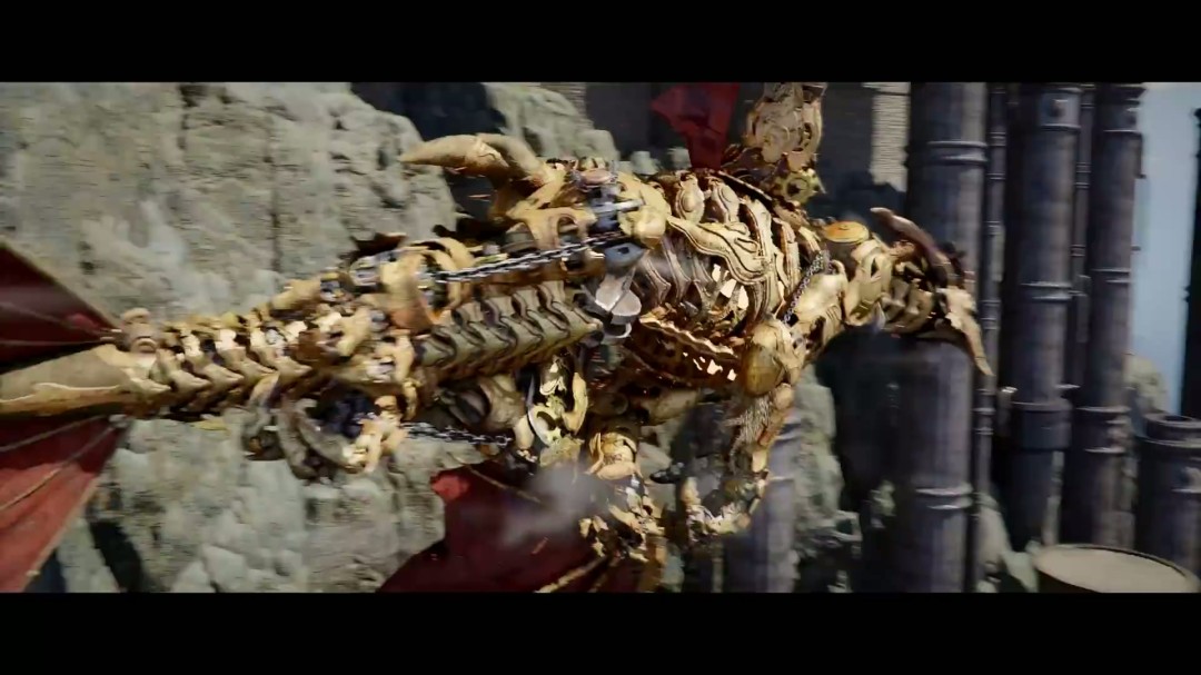 《红色沙漠》全新9分钟实机 大战机械黄金巨龙