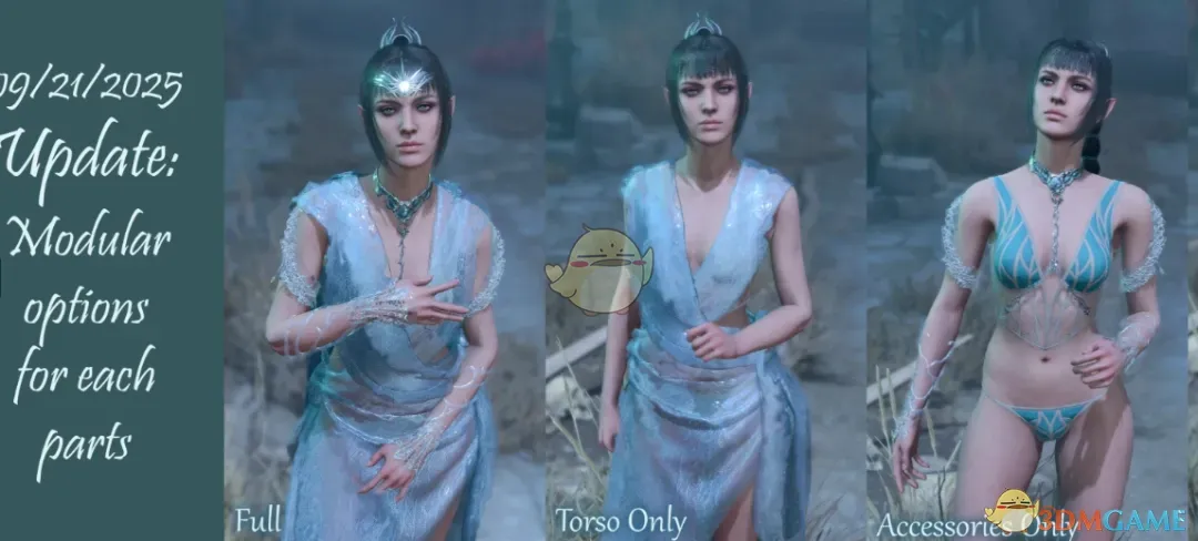 《博德之门3》伊斯提希亚水织长袍MOD