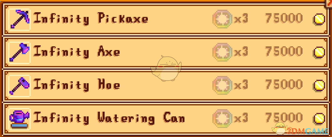 《星露谷物语》无限使用的工具MOD