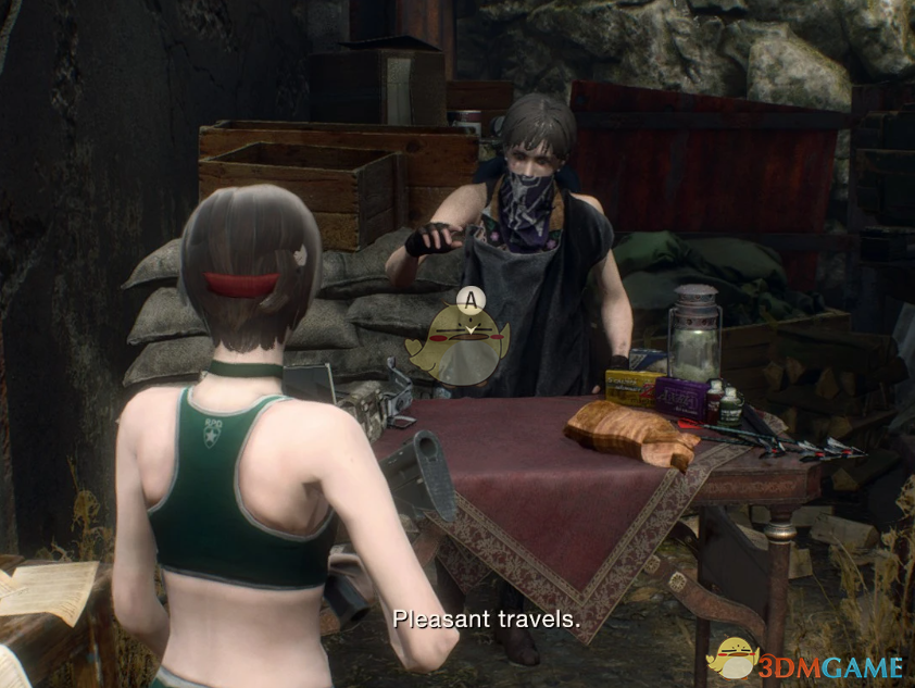 《生化危机4：重制版》女牛仔瑞贝卡替换商人MOD