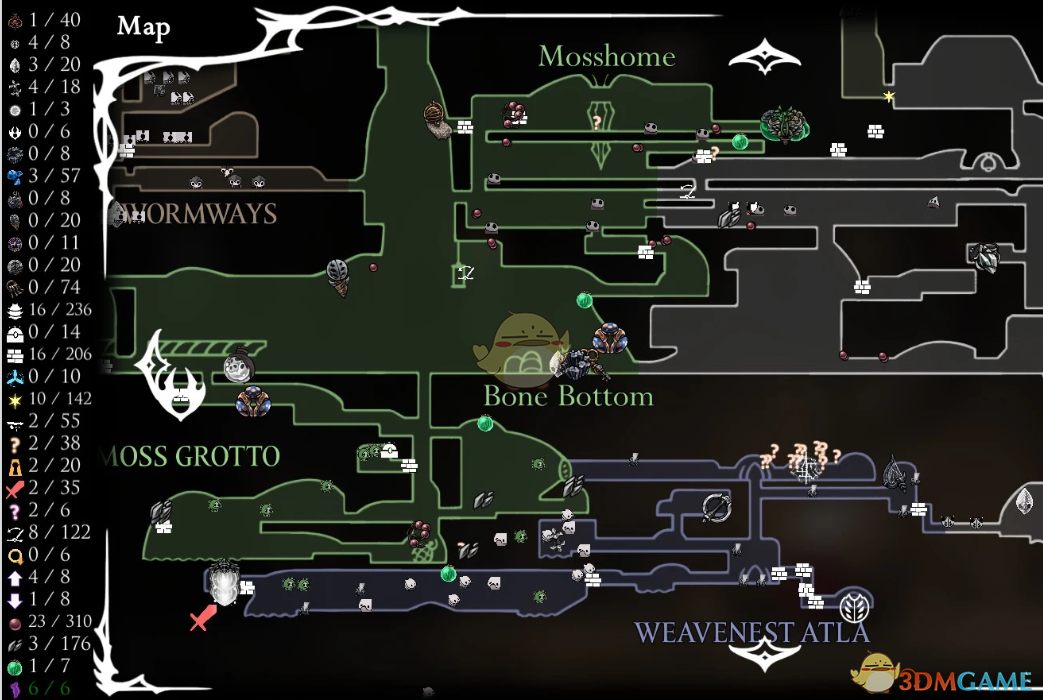 《空洞骑士：丝之歌》完美主义者地图MOD