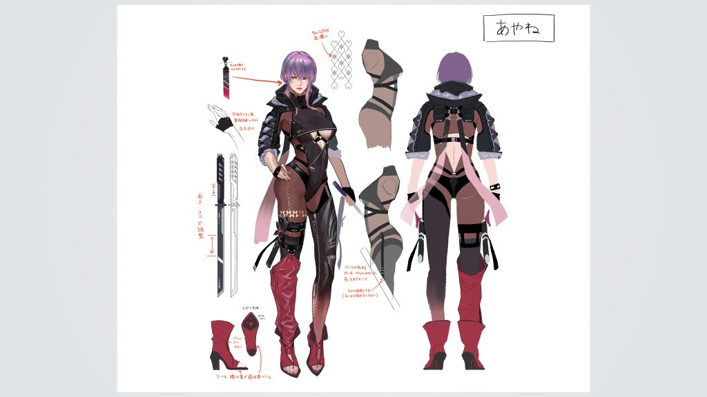 《忍者龙剑传4》Seori隼龙绫音艺术图 非常棒啊！