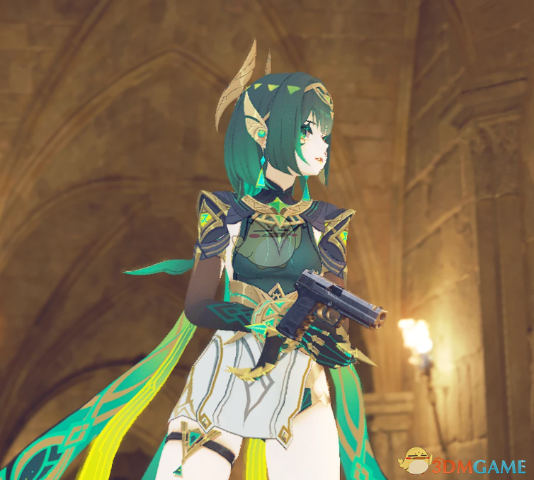 《生化危机4：重制版》原神奈芙尔替换里昂MOD