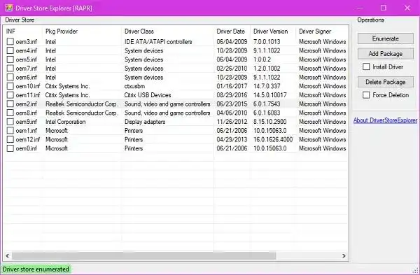 Driver Store Explorer正式版