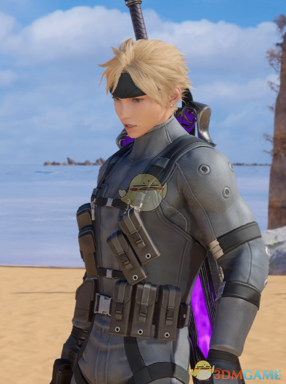 《最终幻想7：重生》克劳德的合金装备蛇作战服MOD