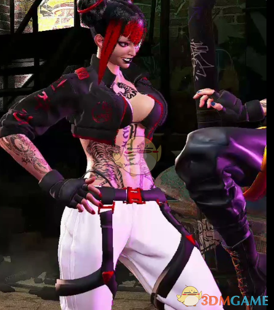 《街头霸王6》韩蛛俐的罪恶杀手套装MOD