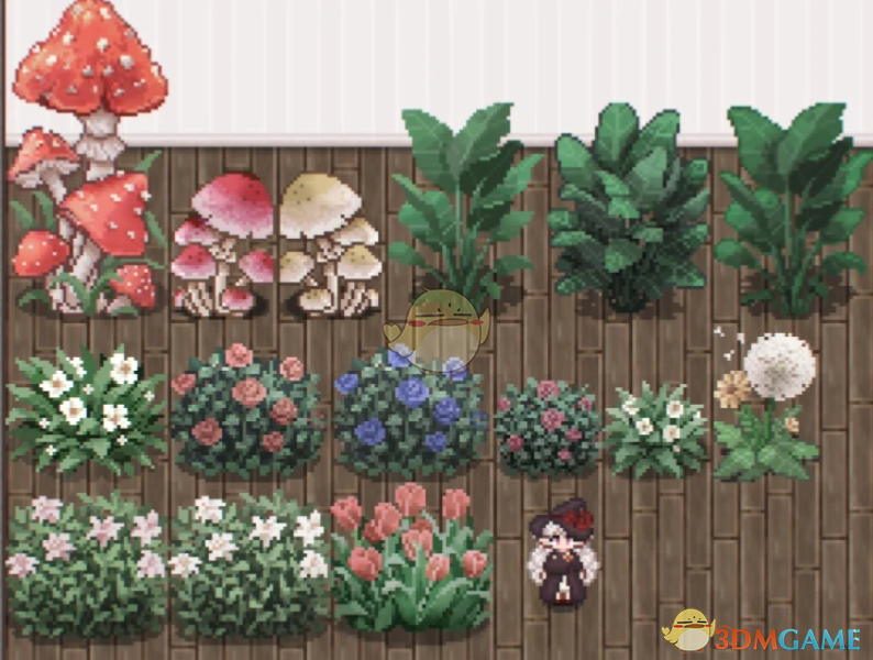 《星露谷物语》植物园家具MOD