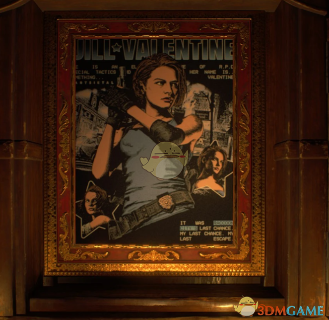 《生化危机4：重制版》吉尔艺术海报画像MOD