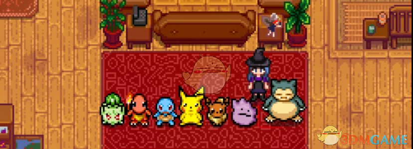 《星露谷物语》口袋妖怪毛绒玩偶包MOD