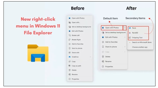 微软承认Win 11右键菜单太混乱 将推重大更新