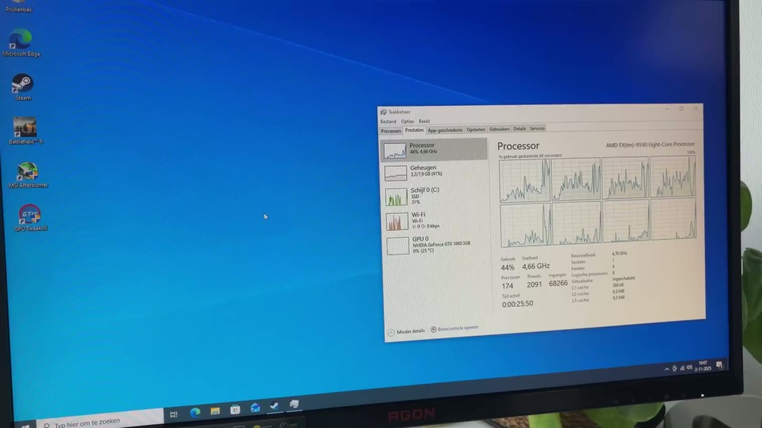 发售12年的AMD FX-9590依然能跑得动《战地6》