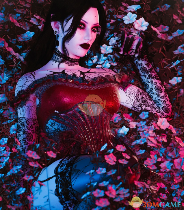 《赛博朋克2077》亲密公主连衣裙MOD